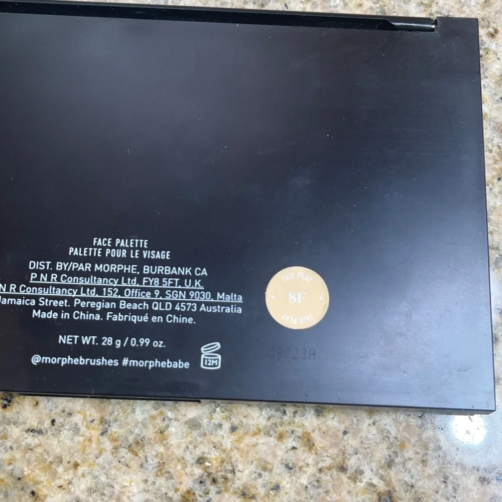 Morphe Cosmetics 8F Fair Play Complexion Pro Face Palette Full Size Bronzer